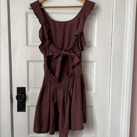 FREE PEOPLE ERIN MINI RUFFLE DRESS - Picture 4 of 11